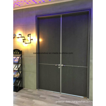 Secure Wooden Safety Front Doors Designs for Flats Apartment
